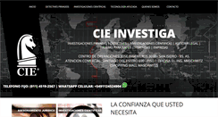 Desktop Screenshot of cieinvestiga.com.ar