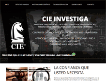 Tablet Screenshot of cieinvestiga.com.ar